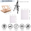 image:imageJ MARK 48pc Deluxe Painting Kits for Adults  Includes Adjustable Wood Easel Thick Canvases Acrylic Paints Brushes SetWooden and Plastic Palettes 2 Painting Knives 3 Sponges Color Mixing WheelMulticolor