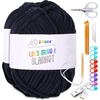 image:imageJ MARK Chunky Blanket Yarn for Knitting 437 yd 28 oz 800 g amp 42 x 42 inch BlanketBlanket Crochet Kit Blanket Yarn  Manual and Accessories Includediron