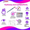 image:imageJ MARK Kids Painting Set  All Inclusive Acrylic Paint Set for Kids  Safe Painting SuppliesUnicorn