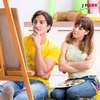 image:imageJ MARK Painting Kit for Adults Paint and Canvas Set  Acrylic and Watercolor Paint Set Art Sets