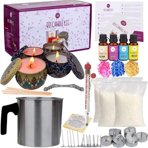 image:imageJ MARK DIY Candle Making Kit for Adults  66 Pcs Candle Making Kit with Melter Decorative Candle Tins Natural Soy Wax Dye Fragrance Oils Cotton Wicks Melting Pot Wick Holder for Beginners