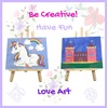 image:imageJ MARK Kids Acrylic Painting Kit  Unicorn Castle Theme 28Piece Set with Easel Canvases Brushes amp More Ages 412Unicorn Castle