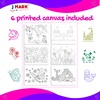 image:imageJ MARK Kids Acrylic Painting Kit  Unicorn Castle Theme 28Piece Set with Easel Canvases Brushes amp More Ages 412Unicorn Castle